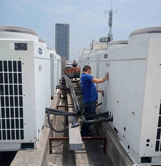 曹妃甸中央空调制热和不制冷系统维修方法